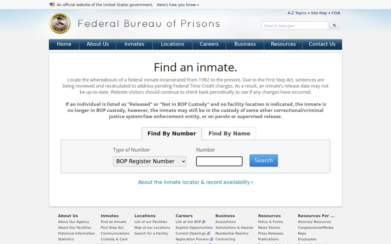 Federal inmate locator used beyond Monroe County arrest records